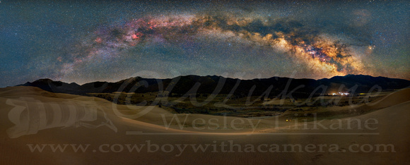 Milky Way arch over the Dunes