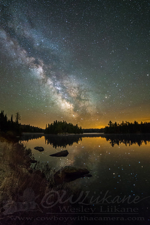 Poverty Lake and the Milky Way